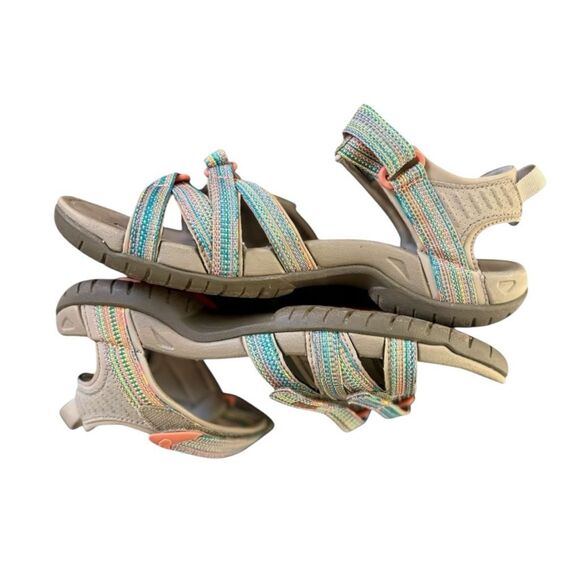 Teva Tirra Sport Hiking Water Sandal Taupe Multicolor Size 8 Women’s - Picture 7 of 10